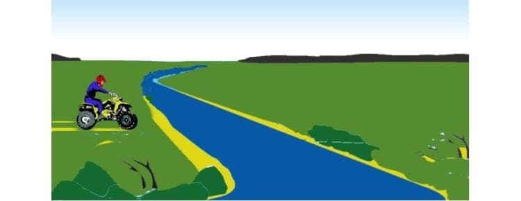 ПДД.РФ - Можно ли на мотовездеходе пересекать водные потоки: