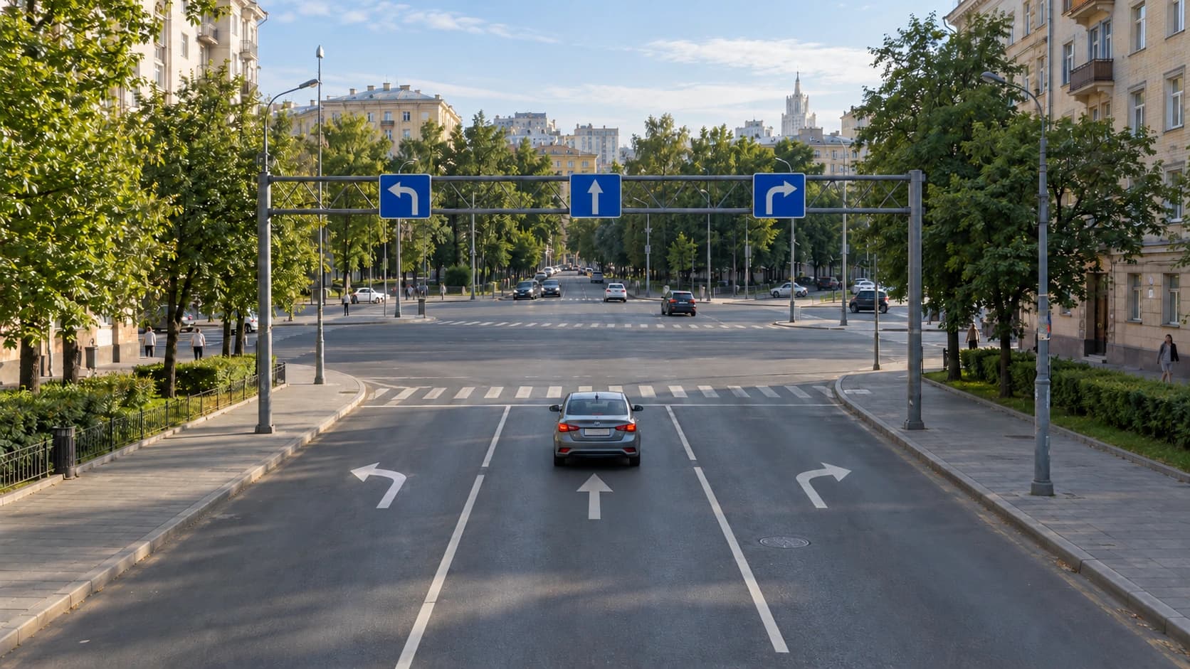 Как выбирать полосу движения в городе
