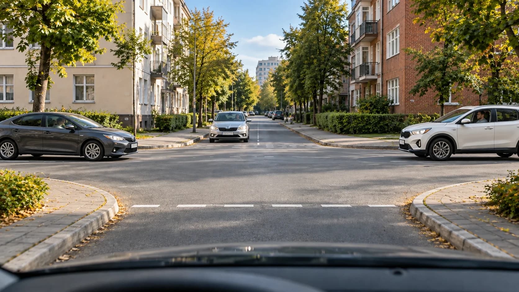 Нерегулируемый перекрёсток: правила проезда и кто кому уступает